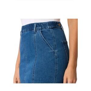 Briggs Women's Denim Skirt, Blue, L